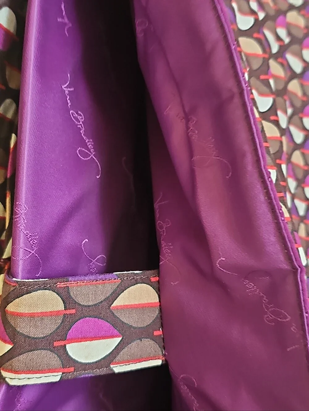 Vera Bradley MAGENTA  Quilted 16